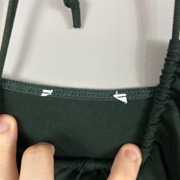 Reformation Dress Small Alexei Knit Cut Out Green Midi Bodycon Party Date Night - Picture 9 of 13